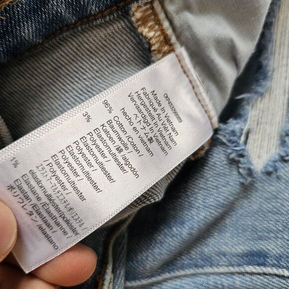 Madewell Women's Size 24T The Perfect Vintage Jeans 27.5 Inseam Distressed Style - Picture 9 of 16